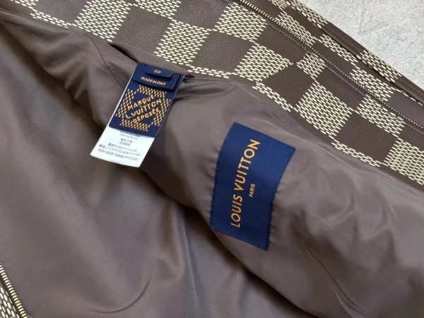 Louis Vuitton Damier Leather Harrington Jacket – LC017 - Image 4