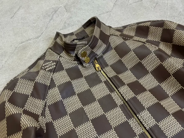 Louis Vuitton Damier Leather Harrington Jacket – LC017 - Image 5