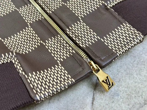 Louis Vuitton Damier Leather Harrington Jacket – LC017 - Image 7