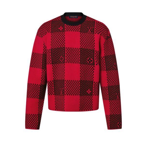 Louis Vuitton Damier Wool Crewneck  – SLV044