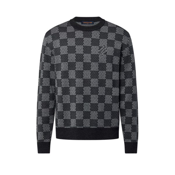 Louis Vuitton Damier Wool Crewneck – SLV058