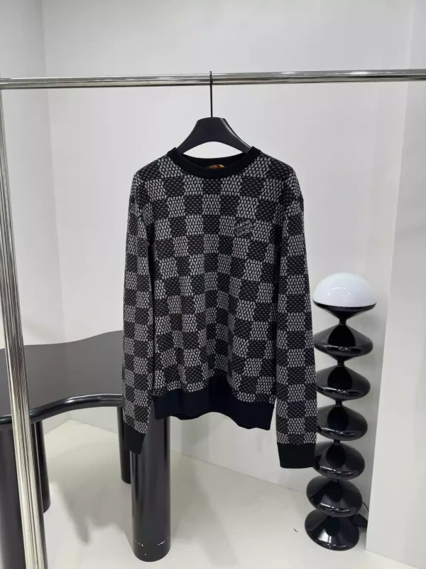 Louis Vuitton Damier Wool Crewneck – SLV058 - Image 2