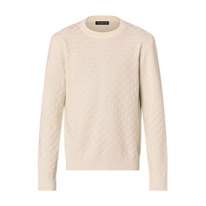 Louis Vuitton Damier Wool Long-Sleeved Crewneck – SLV015