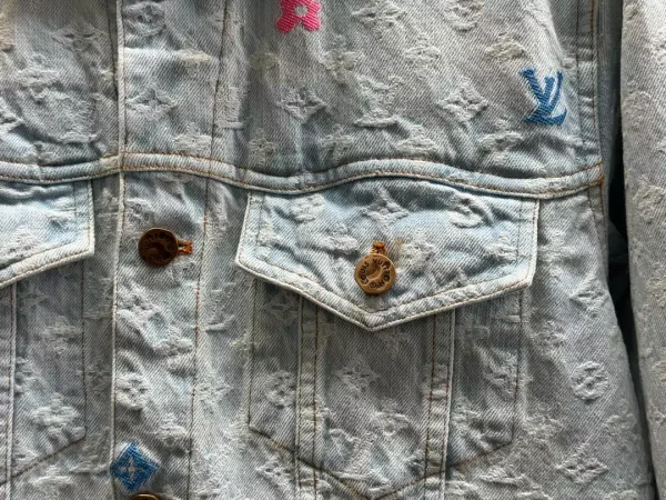 Louis Vuitton Denim Jacket – LC025 - Image 4