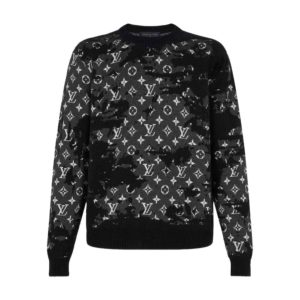 Louis Vuitton Distressed Monogram Sweater – SLV059