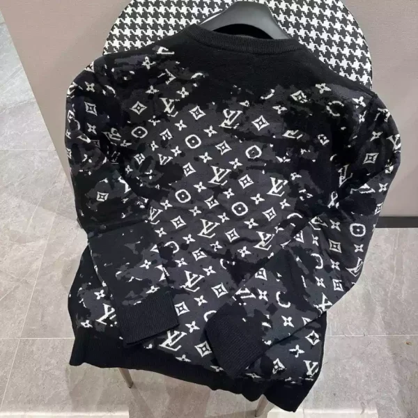 Louis Vuitton Distressed Monogram Sweater – SLV059 - Image 3