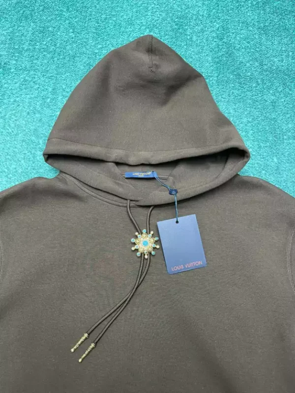 Louis Vuitton Embellished Cotton Hoodie – SLV039 - Image 4