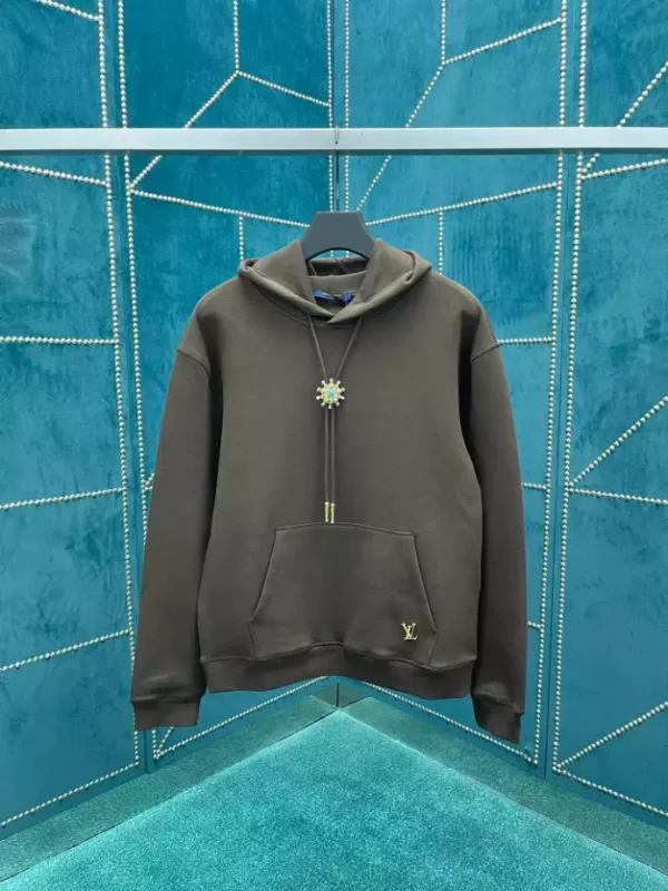 Louis Vuitton Embellished Cotton Hoodie – SLV039 - Image 2