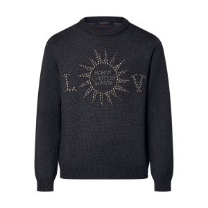 Louis Vuitton Embellished Long-Sleeved Merino Wool Crewneck – SLV031