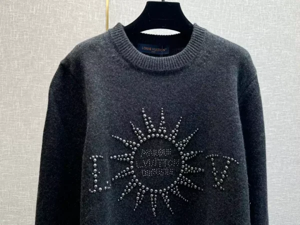 Louis Vuitton Embellished Long-Sleeved Merino Wool Crewneck – SLV031 - Image 7