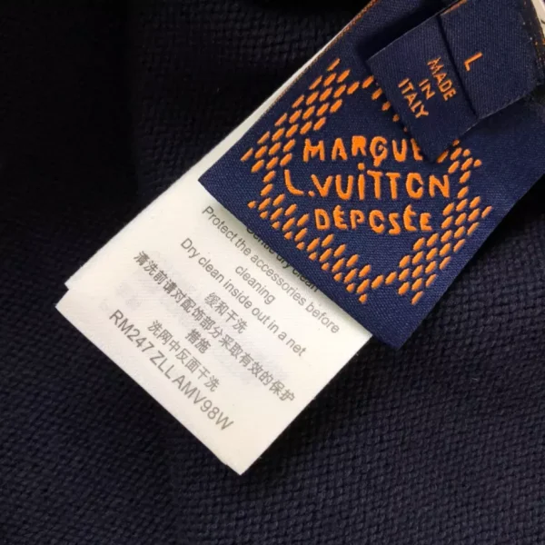 Louis Vuitton Embroidered Cotton-Blend Crewneck – SLV053 - Image 4