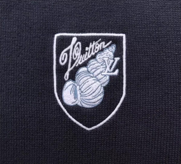 Louis Vuitton Embroidered Cotton-Blend Crewneck – SLV053 - Image 6