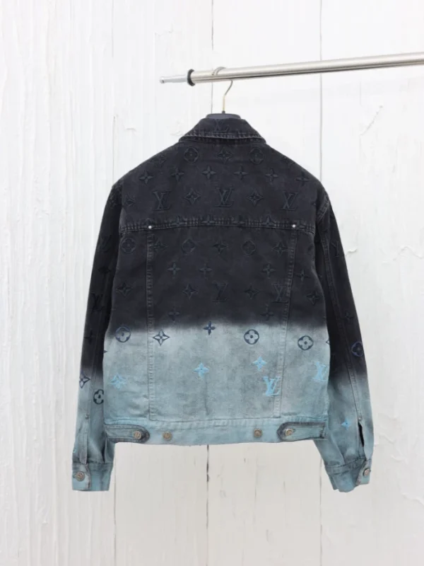 Louis Vuitton Embroidered Denim Blouson Jacket – LC008 - Image 2