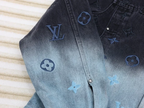 Louis Vuitton Embroidered Denim Blouson Jacket – LC008 - Image 5