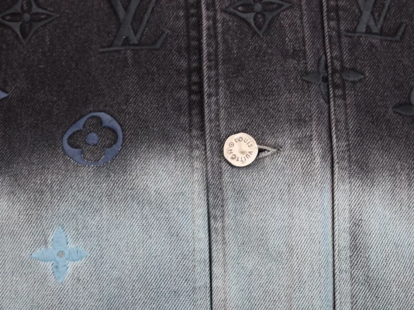 Louis Vuitton Embroidered Denim Blouson Jacket – LC008 - Image 7