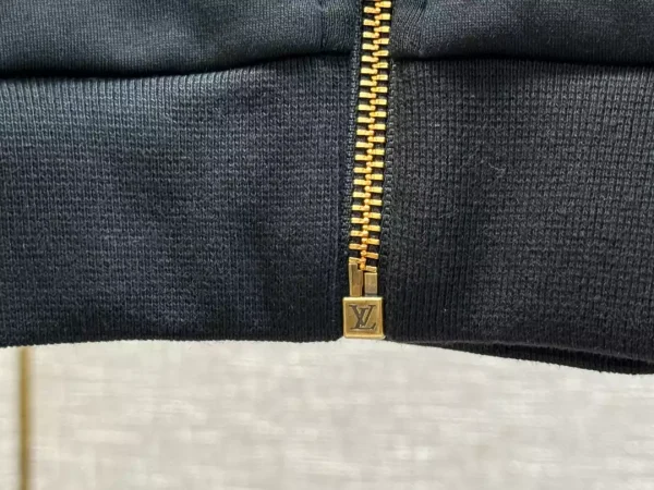 Louis Vuitton Embroidered Jersey Zip Through Hoodie – SLV055 - Image 7