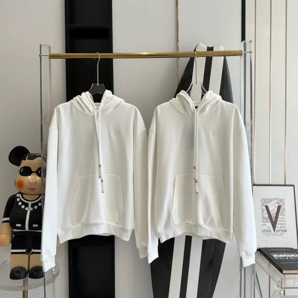 Louis Vuitton Embroidered Jersey Zip Through Hoodie – SLV056 - Image 2
