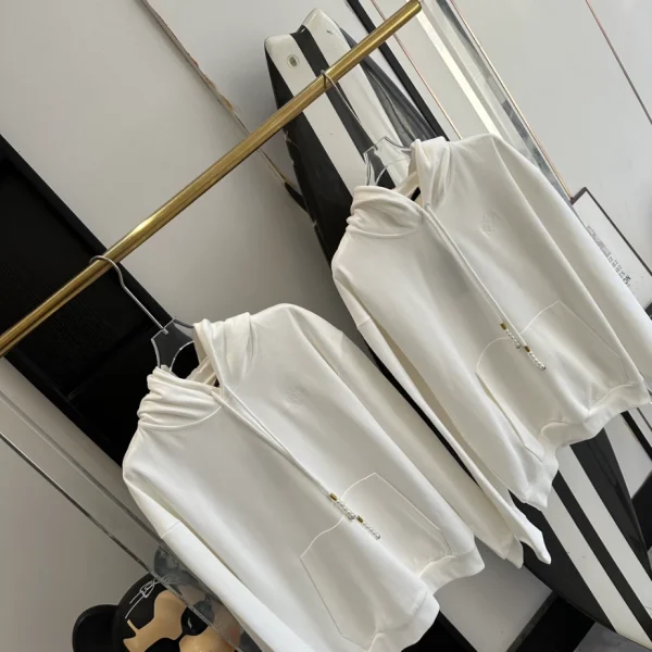 Louis Vuitton Embroidered Jersey Zip Through Hoodie – SLV056 - Image 7