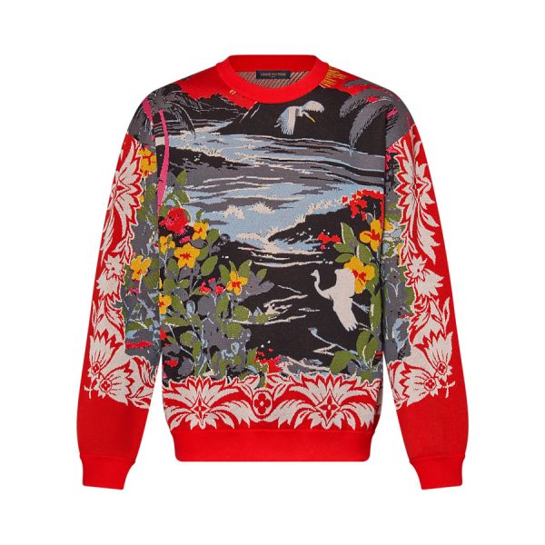 Louis Vuitton Jacquard Cotton Pullover – SLV048