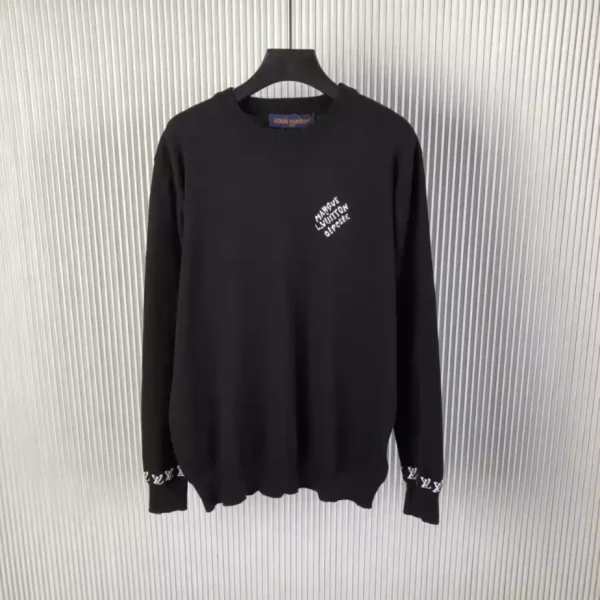 Louis Vuitton Long-Sleeved Cotton Crewneck – SLV036 - Image 2