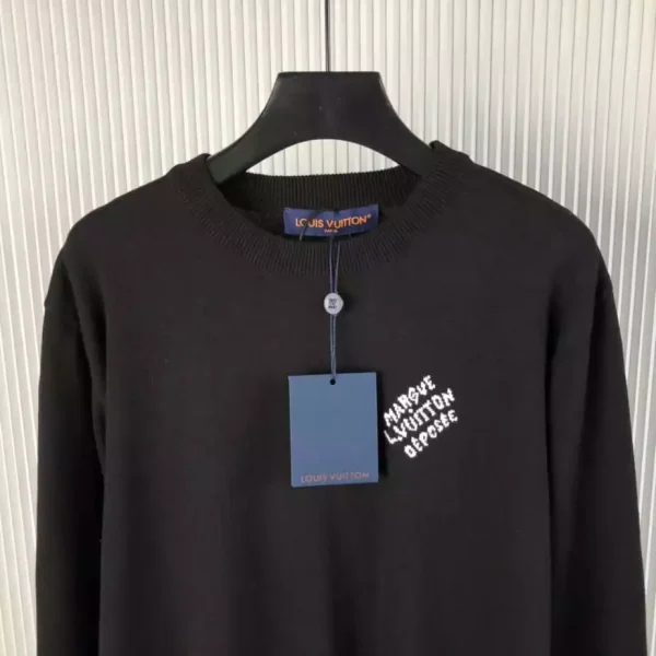 Louis Vuitton Long-Sleeved Cotton Crewneck – SLV036 - Image 8