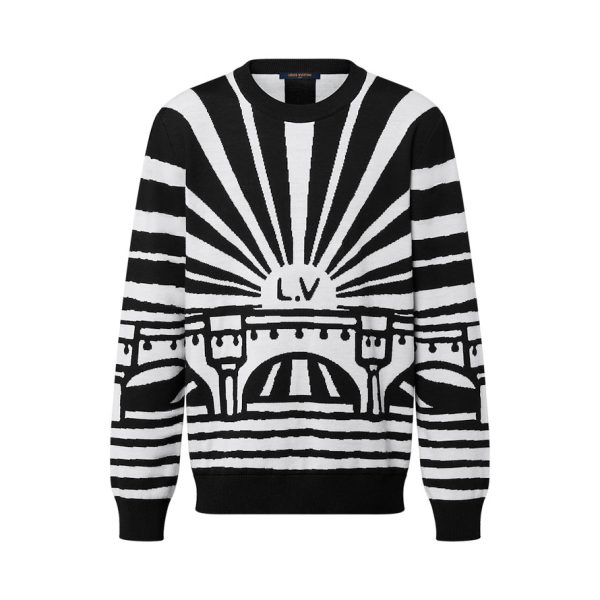 Louis Vuitton Merino Wool Jacquard Pullover – SLV047