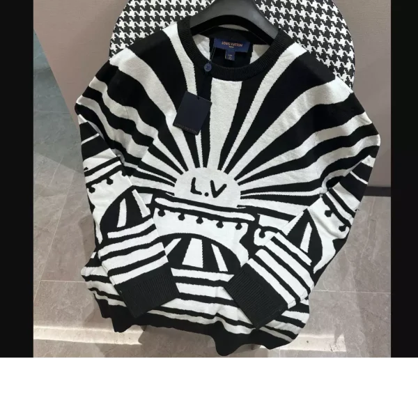 Louis Vuitton Merino Wool Jacquard Pullover – SLV047 - Image 2