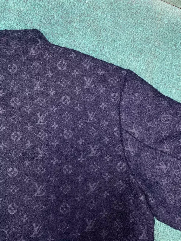 Louis Vuitton Monogram Wool Bouclette Zipped Blouson Jacket – LC016 - Image 4