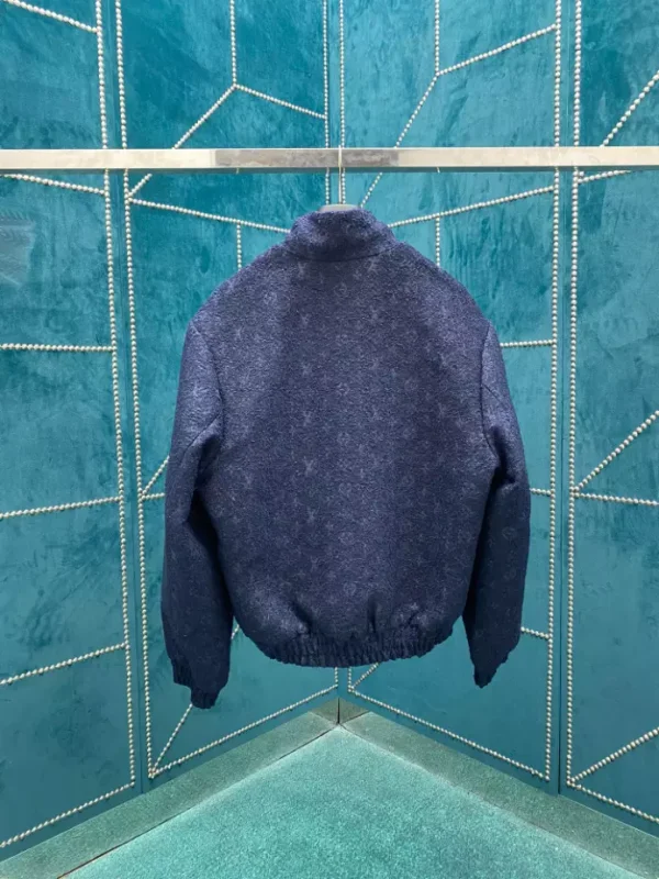 Louis Vuitton Monogram Wool Bouclette Zipped Blouson Jacket – LC016 - Image 2