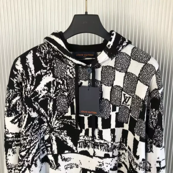 Louis Vuitton  Parisian Collage Jacquard Hoodie  – SLV042 - Image 6