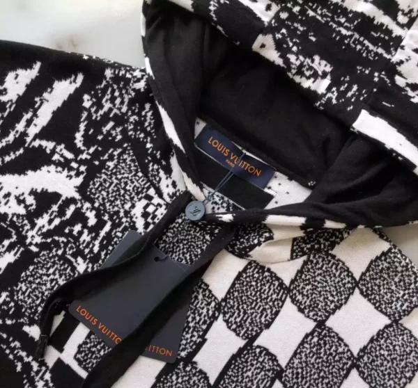 Louis Vuitton  Parisian Collage Jacquard Hoodie  – SLV042 - Image 7