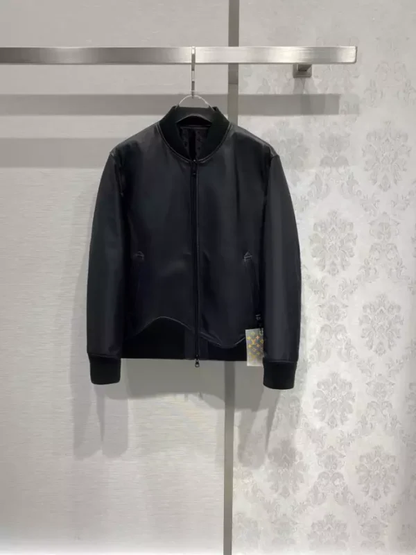 Louis Vuitton Reversible Leather Nylon Blouson Jacket – LC014