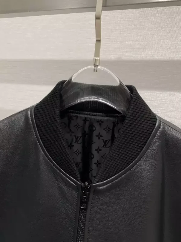 Louis Vuitton Reversible Leather Nylon Blouson Jacket – LC014 - Image 3