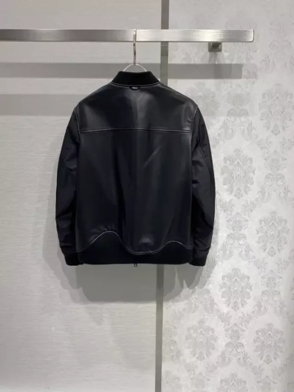 Louis Vuitton Reversible Leather Nylon Blouson Jacket – LC014 - Image 2
