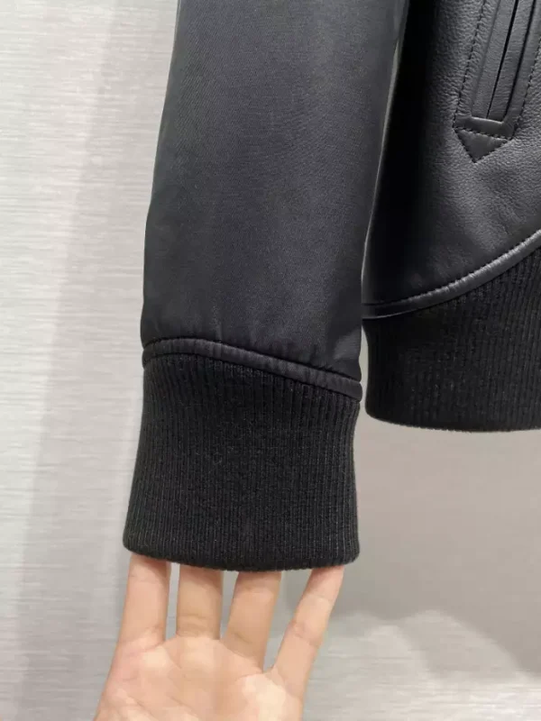 Louis Vuitton Reversible Leather Nylon Blouson Jacket – LC014 - Image 9