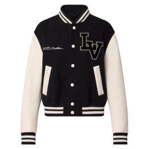 Louis Vuitton Signature Varsity Blouson Black and White – LC004