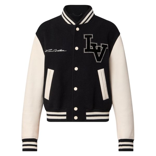 Louis Vuitton Signature Varsity Blouson Black and White – LC004