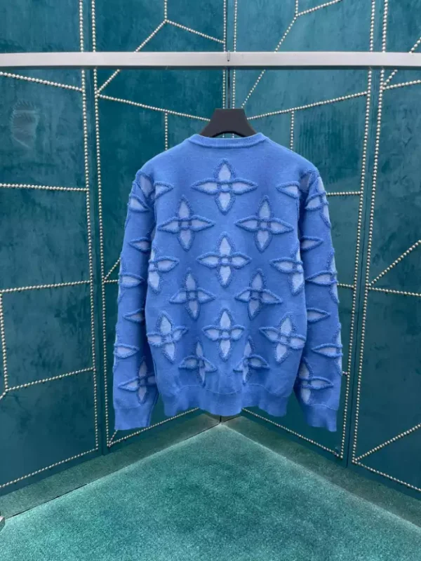 Louis Vuitton Textured Cotton Crewneck – SLV054 - Image 3