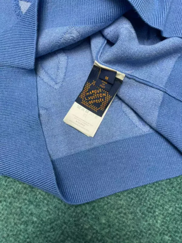 Louis Vuitton Textured Cotton Crewneck – SLV054 - Image 4