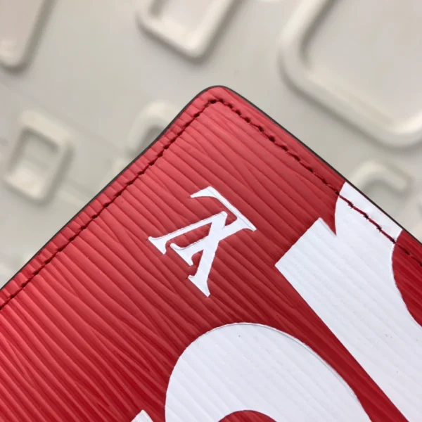 Louis Vuitton X Supreme Wallet Epi Red – WLM119 - Image 5