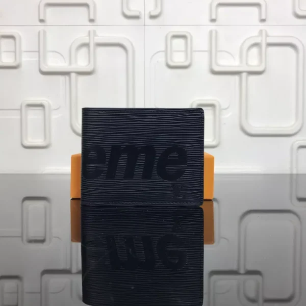 Louis Vuitton X Supreme Wallet Epi Slender Black – WLM120 - Image 2