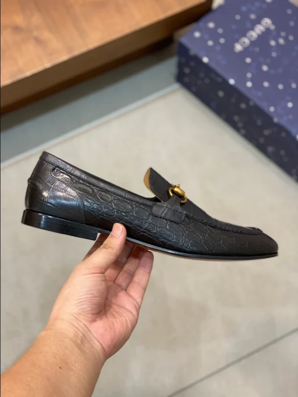 Men’s Gucci Jordaan Crocodile Loafer – LGC002 - Image 2