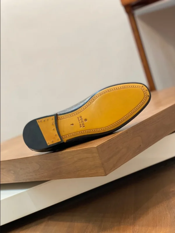Men’s Gucci Jordaan Crocodile Loafer – LGC002 - Image 3