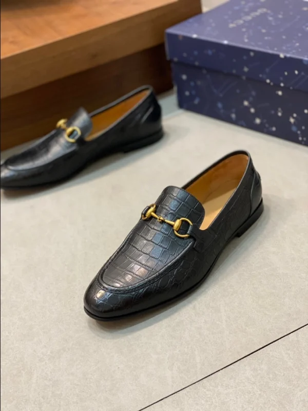 Men’s Gucci Jordaan Crocodile Loafer – LGC002 - Image 4