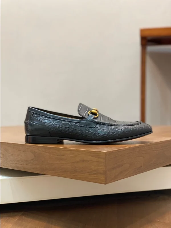 Men’s Gucci Jordaan Crocodile Loafer – LGC002 - Image 5