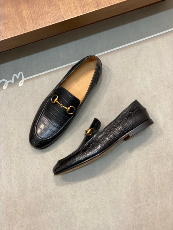 Men’s Gucci Jordaan Crocodile Loafer – LGC002 - Image 6