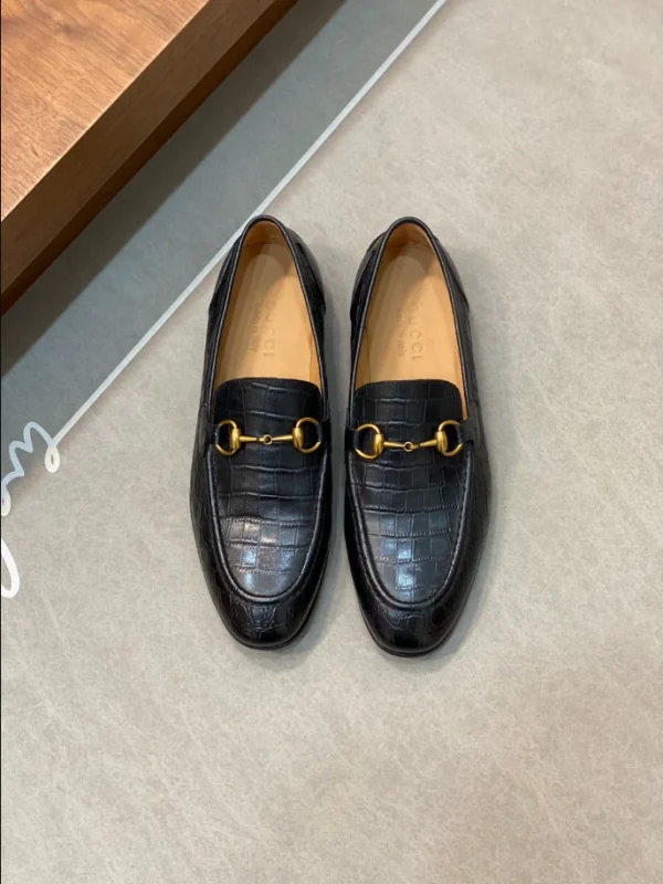 Men’s Gucci Jordaan Crocodile Loafer – LGC002 - Image 8