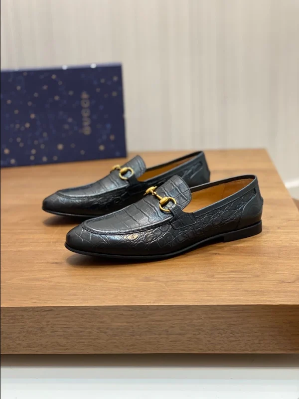 Men’s Gucci Jordaan Crocodile Loafer – LGC002 - Image 9