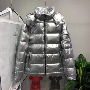 Moncler Maya Silver Colour Jacket – MC072