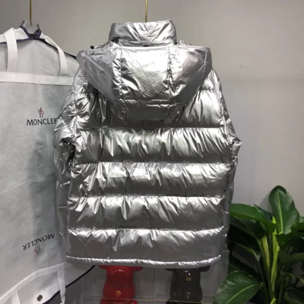 Moncler Maya Silver Colour Jacket – MC072 - Image 3
